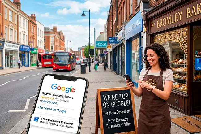 How Bromley Businesses Can Get More Customers From Google Local SEO helps your Bromley business show up first on Google, so nearby customers find you before your competitors and turn searches into real sales.