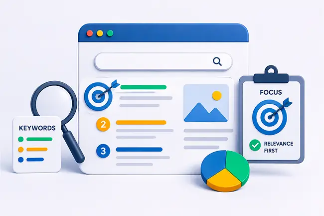 How many keywords should you target per page
